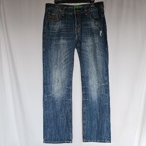 Classic Indigo Straight-Leg Jeans for Men